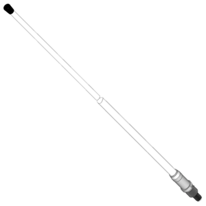 Coaxial Dipole Antenna, 1" 14TPI Male, Excludes N240F