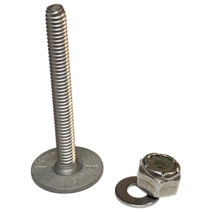 WELDMOUNT S/S  8-32 Stud, 1.50" Tall, 0.62" Base - 832-24SS / PS62-832-24SS