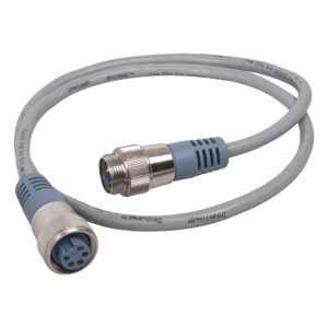 Mini Double-Ended Cordset-M/F-4m (Gray)