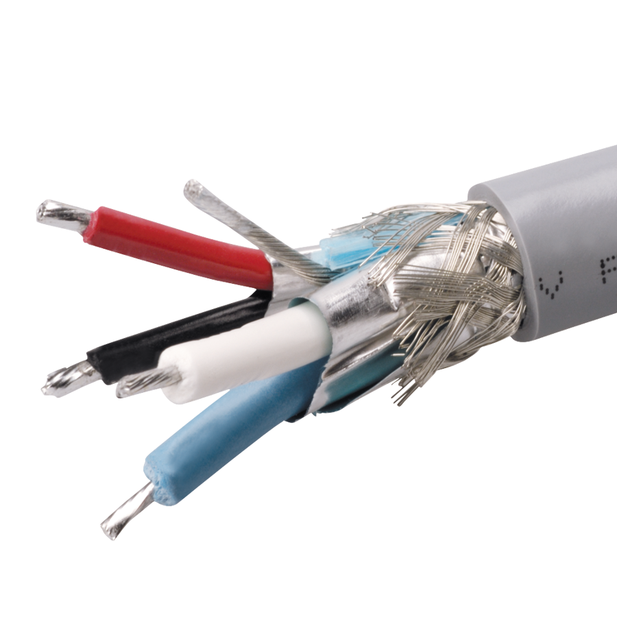 ルーナ BS2.0 2個 Mid Bulk Cable, Gray, Sold Per Meter. 16-20AWG/2