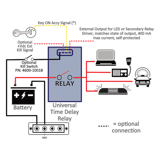 Universal Voltage Sensitive Relay w/ Optional Time Delay, 160 Amp