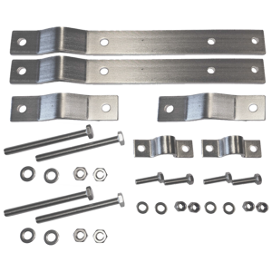 SS Clamp For Side Mast Mounting, Set Of 2