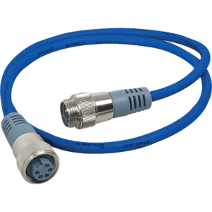 Mini Double-Ended Cordset-M/F-5m (Blue)