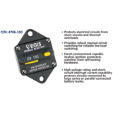 Thermal Circuit Breaker 150 A, Panel Mount