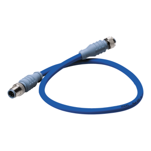 Mid Double-Ended Cordset-M/F-6m (Blue)