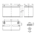 Lithium Superpack 12, 8V/100Ah (M8)