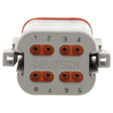 J2 Mating Connector, 8-Pin
