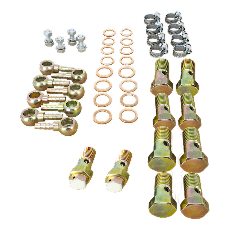 Airmar SmartFlex Diesel Flow Meter Mounting Kit: 500 Dual (10mm fuel hose) — DFM-MK-D21B