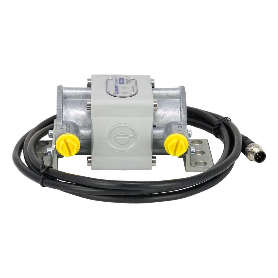 Airmar SmartFlex Diesel Flow Meter, 50-300 LPH, Dual-Chamber, Alloy Housing, Threaded Connections — DFM-300-DA