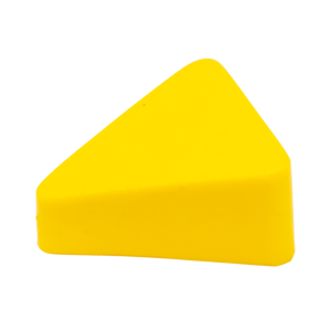 Yellow Triangle Bolt Plug for High Speed Fairing Blocks