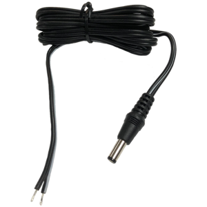 DC Coaxial Plug Power Cord, 6'