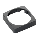 Acqualink® Square Bezel 52 mm Black