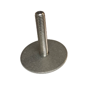 2.0" Tall Stainless Stud with 3/8"-16 Thread