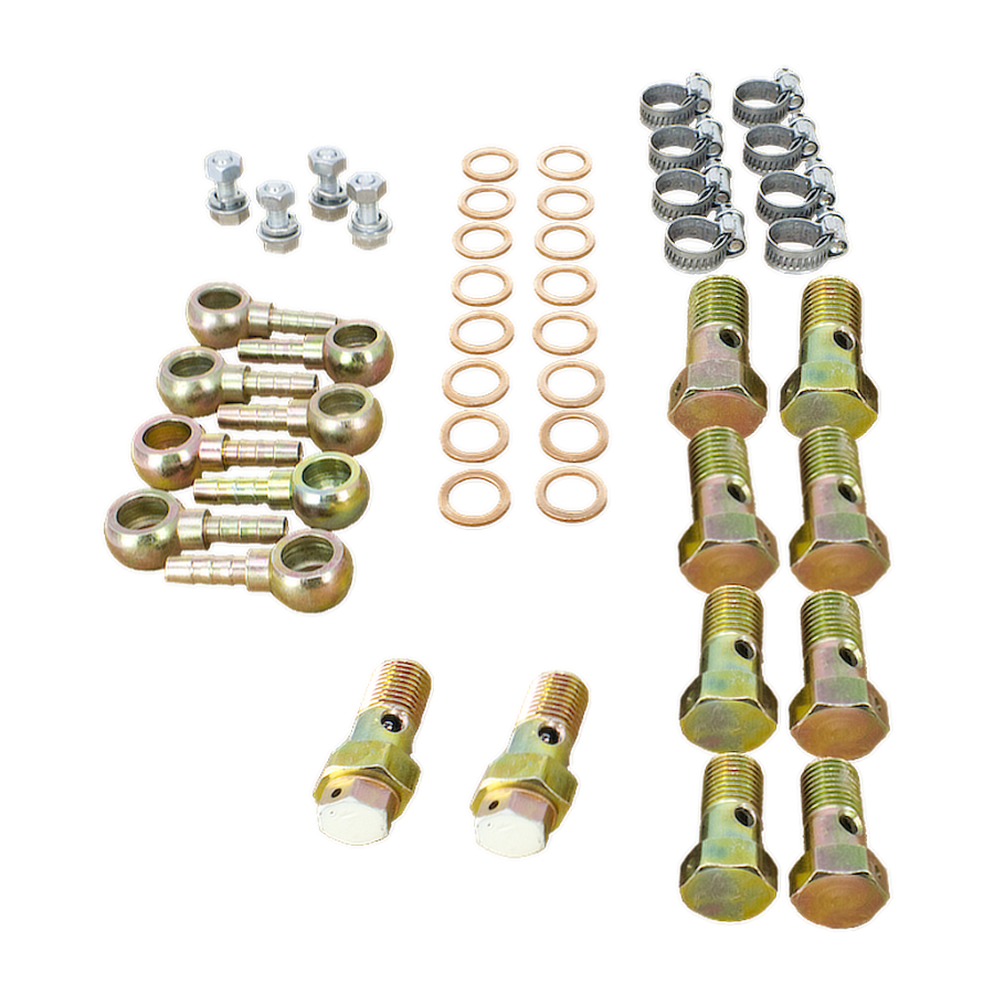Airmar SmartFlex Diesel Flow Meter Mounting Kit: 100-250 Dual (10mm fuel hose) — DFM-MK-D11B