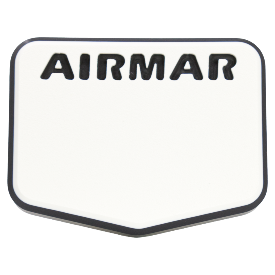 Airmar Logo Stern Saver White/Black/White — SS04-WBK