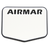 Airmar Logo Stern Saver White/Black/White