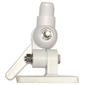 White Molded Poly Ratchet Mount