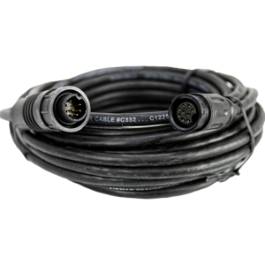 M&M Cable, 9-Pin 1kW Series with Black Box 9-pin Connector - 8m